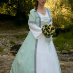 Mittelalterliches Brautkleid