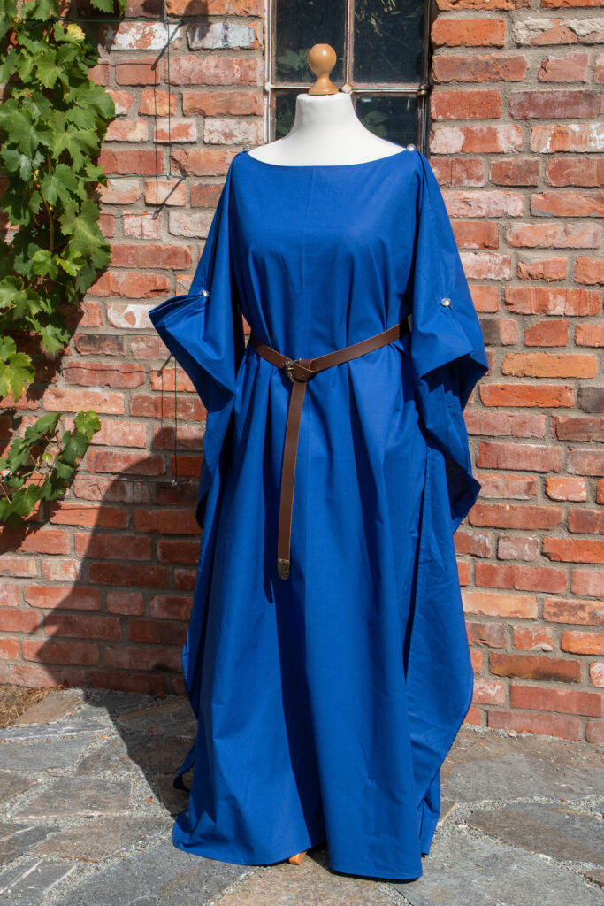 Mittelalterkleid Ceres Baumwolle Royalblau