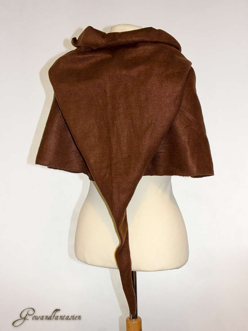 Inter Moden Mittelalter Gugel Unisex - Arlong In Weinrot, 100% Baumwolle